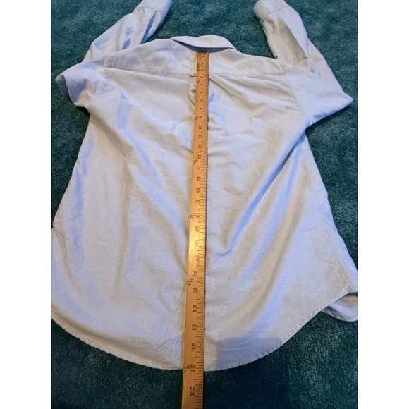 Everlane Button Up Shirt Mens Medium  CreamWash 100% Cotton Collared - Picture 4 of 5